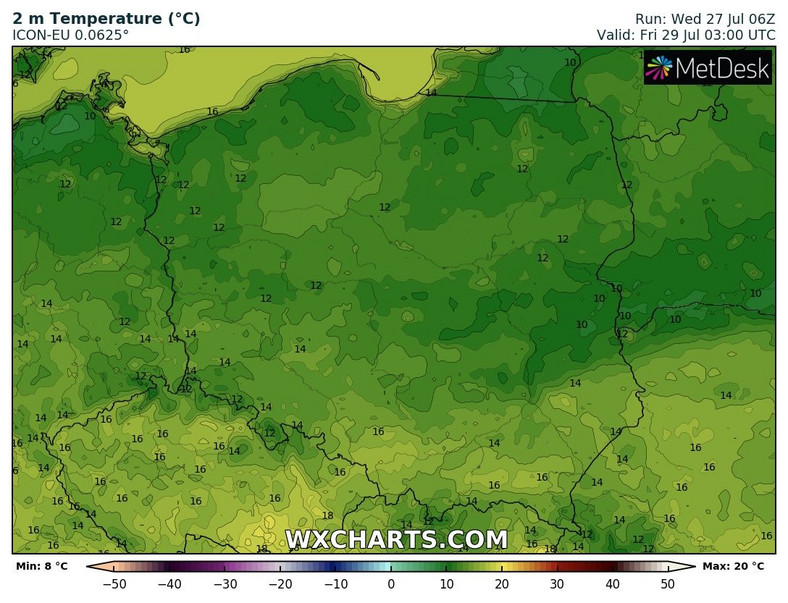 W nocy zrobi się chłodno