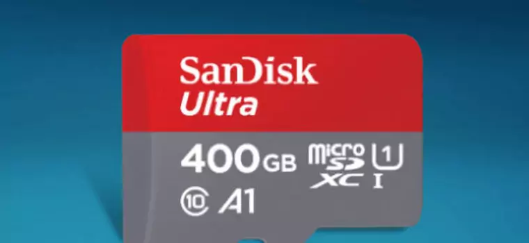 SanDisk Ultra microSDXC UHS-I 400 GB - bardzo pojemna karta microSD (IFA 2017)