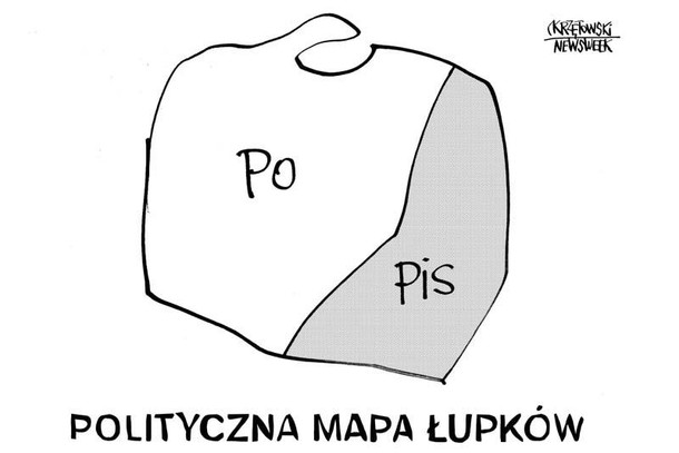 Polityczna mapa łupkow wybory krzętowski