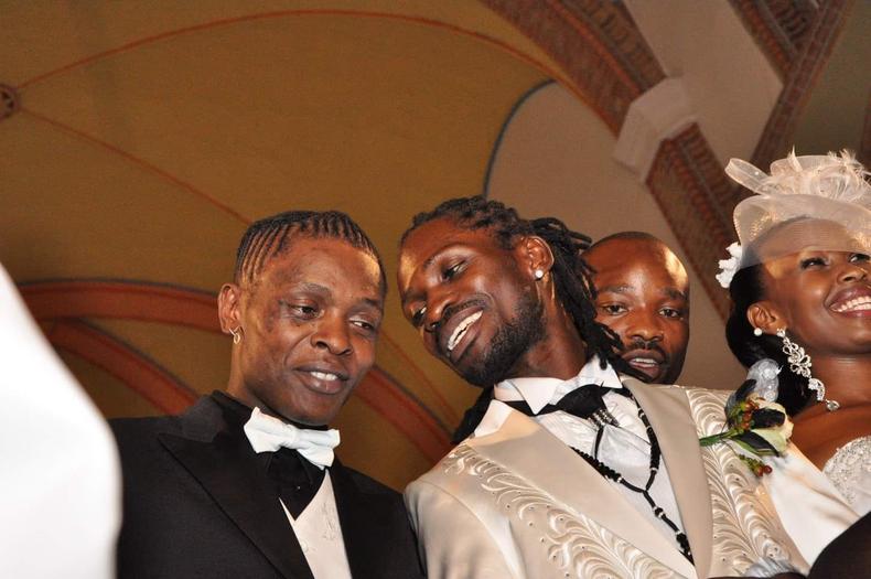 Bobi Wine with Jose Chameleone