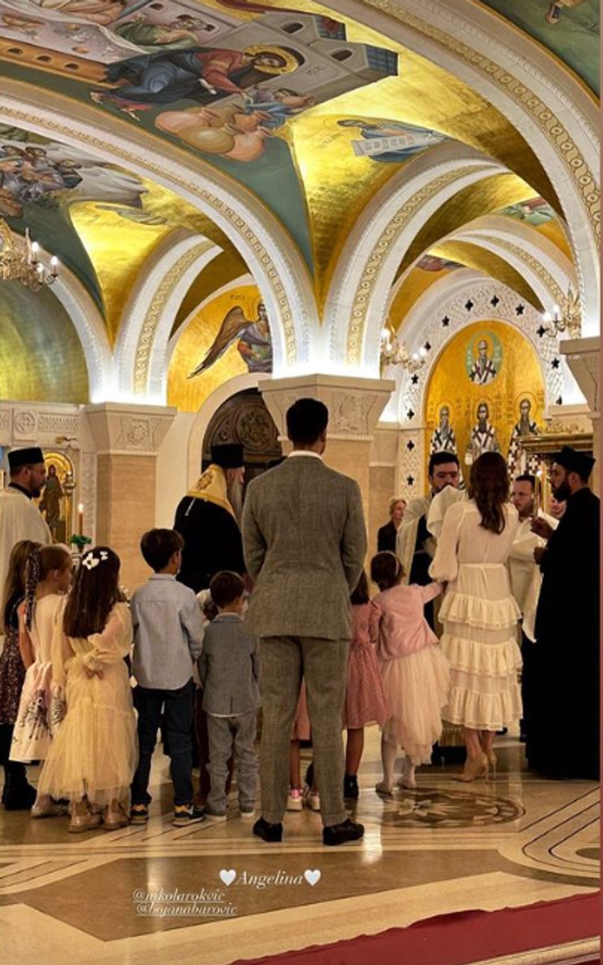 Bojana Barović i Nikola Rokvić krstili ćerku