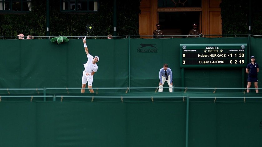 Hubert Hurkacz w drugiej rundzie Wimbledonu