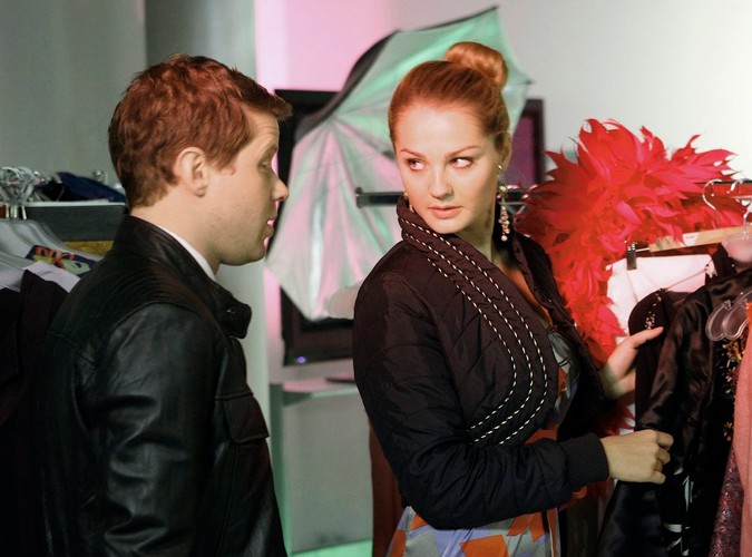 Wioletta Kubasińska i Sebastian Olszański z 'Brzyduli'. Tylko prawdziwa miłość może sprawić, że mężczyzna jest w stanie okiełznać taką kobietę.