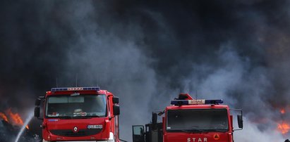 Pożar zakładów chemicznych w Kędzierzynie-Koźlu. Miasto spowija gęsty dym