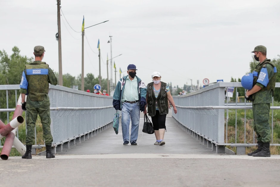 Prelaz Stanica između Ukrajine i Luganjska