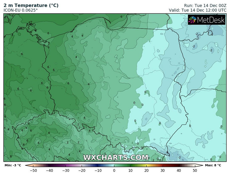 Odwilż będzie obejmowała kolejne regiony