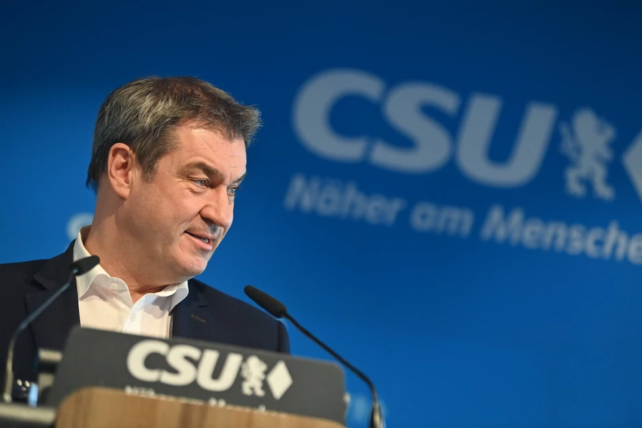Markus Soeder, premier Bawarii, szef CSU
