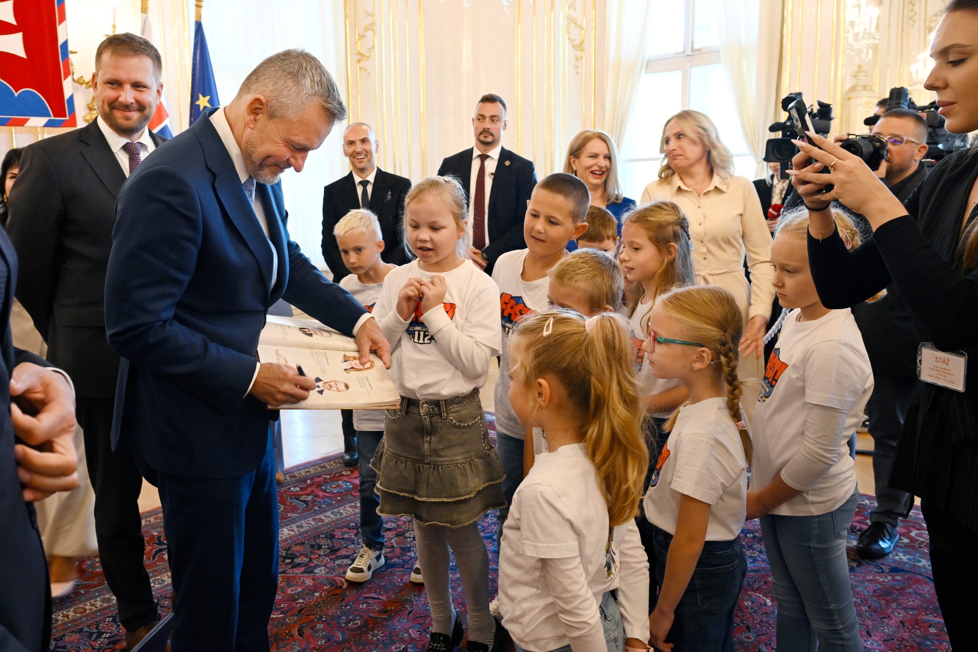 Prezident sa stretol so zástupcami a účastníkmi iniciatívy Zdravšie školy.