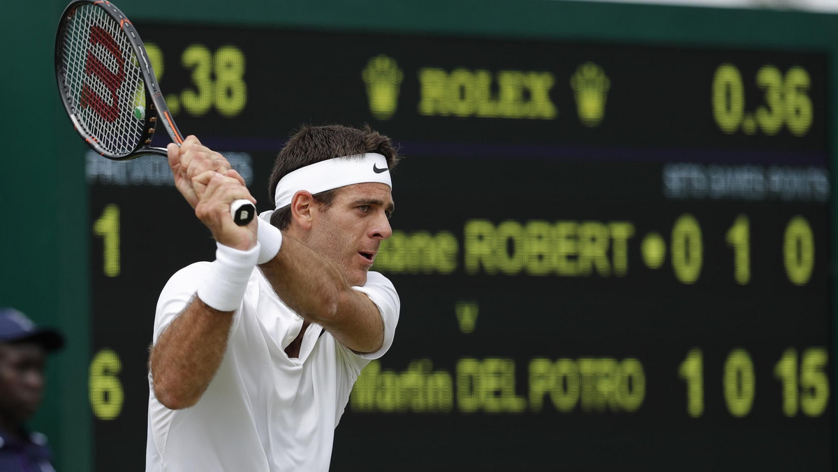 Juan Martin del Potro spokojnie podszedł do porażki z Lucasem Pouillem 7:6 (7-4), 6:7 (6-8), 5:7, 1:6 w 3. rundzie Wimbledonu. - Cieszę się, że znów mam okazję grać w tenisa. Chcę być lepszy - rzucił na pożegnanie z Londynem.