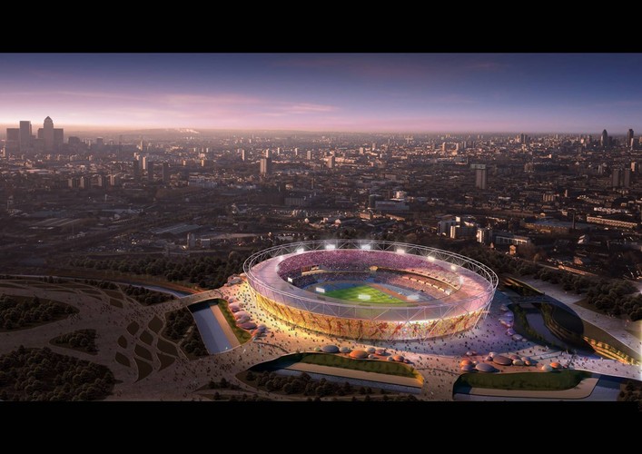 Projekt jednego z biur mających stworzyć projekt Stadionu Narodowego