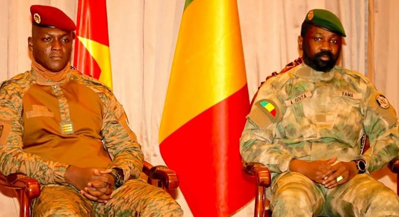 Les Présidents du Burkina et du Mali