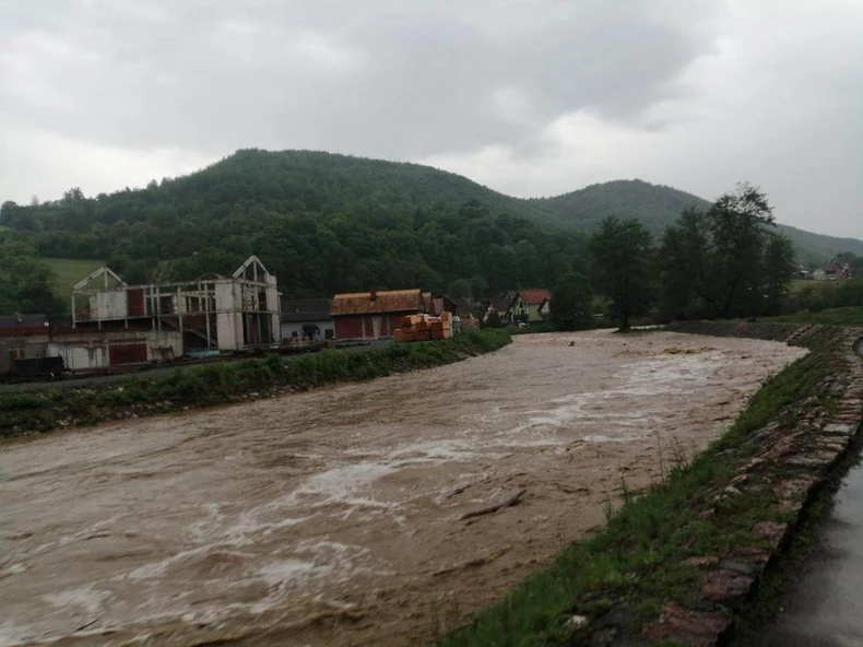Povećan vodostaj reke Skrapež u Kosjeriću