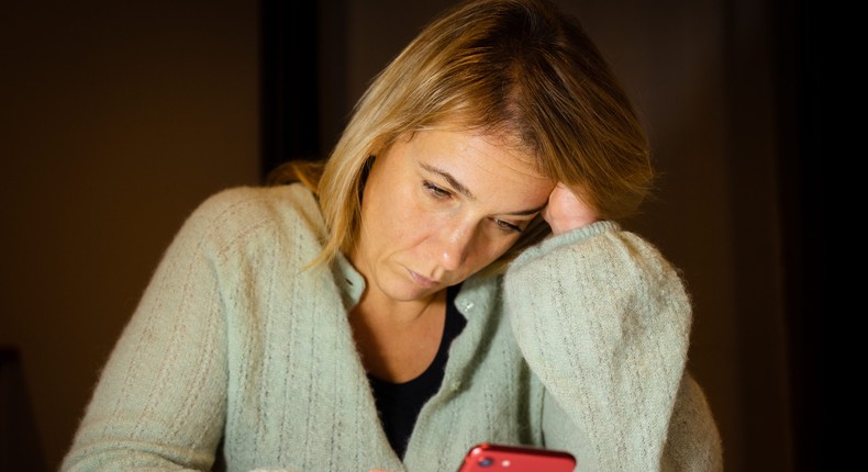 The author (not pictured) was devasted when her friend ended their friendship.Jacques Julien/Getty Images