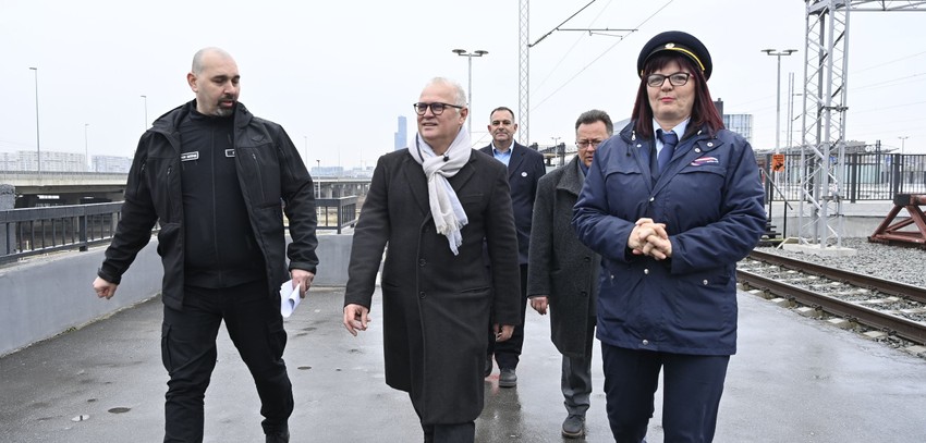 Poseta železničkoj stanici "Novi Beograd"