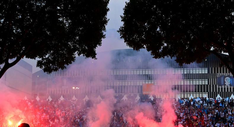 One fan was sentenced to two years in prison after incidents outside the Velodrome as Marseille hosted Paris Saint-Germain Creator: NICOLAS TUCAT