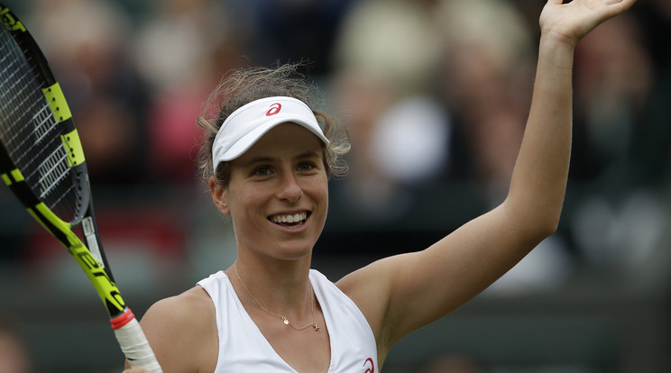 Johanna Konta legyőzte Monica Puigot Wimbledonban /Fotó: AFP