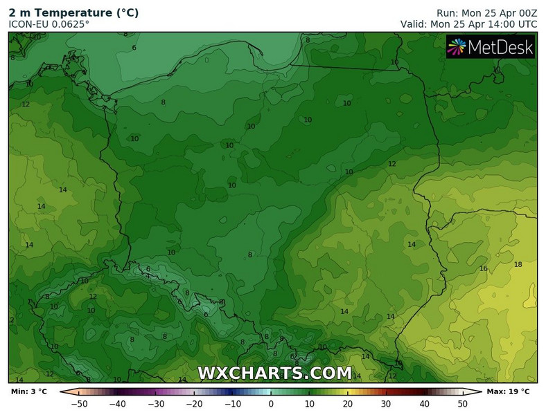 Temperatura zacznie systematycznie spadać