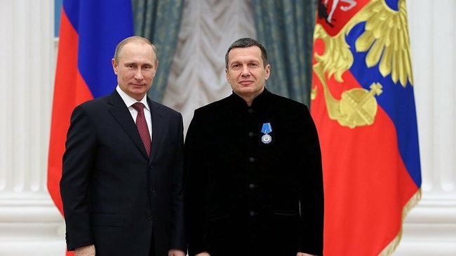 Władimir Putin i Władimir Sołowiow