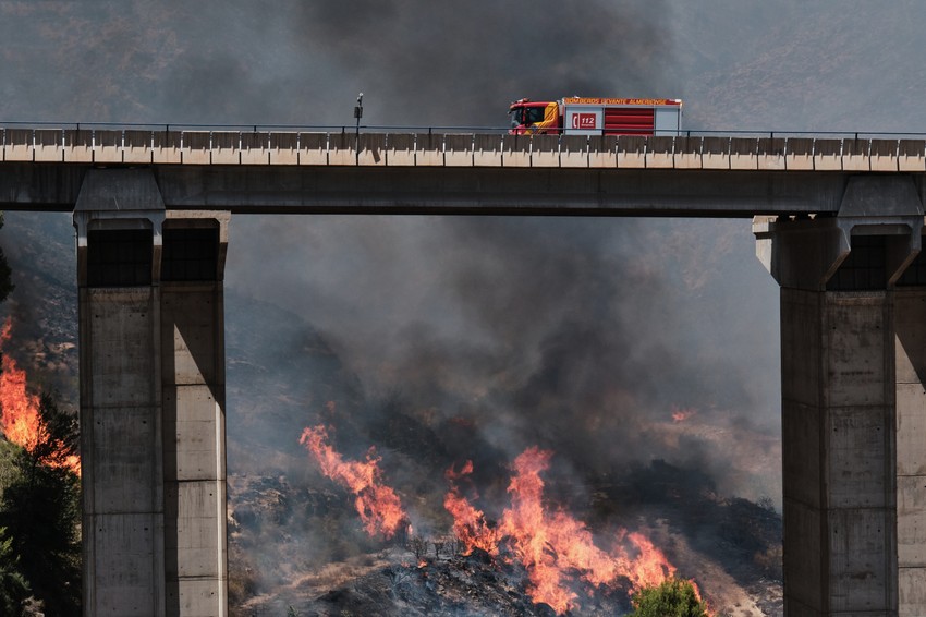 Požar u Los Galjardosu kod Almerije, Španija, 10. jula