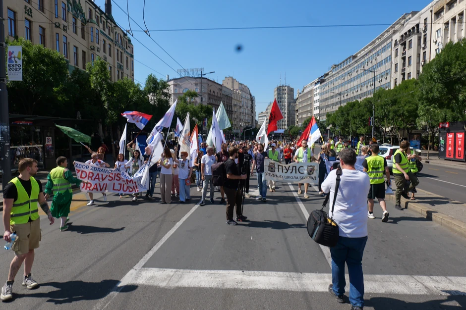 radnici studenti protest ministarstvo rada društveni front