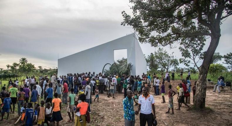 The White Cube gallery in DR Congo aims to promote local art and crafts in a former Unilever palm oil plantation town