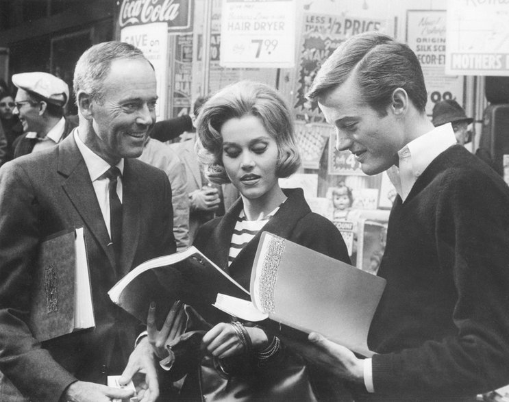 Henry, Jana i Peter Fonda w 1963 r.