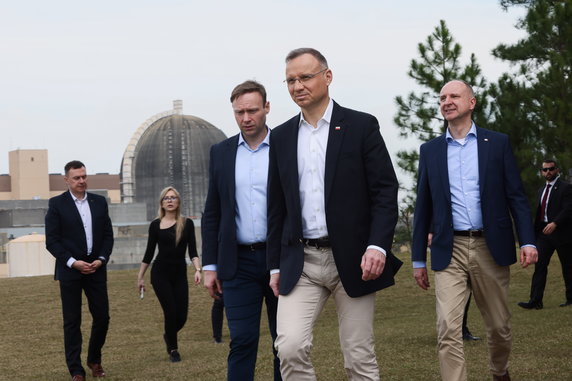 Andrzej Duda był w środę gościem na terenie elektrowni jądrowej