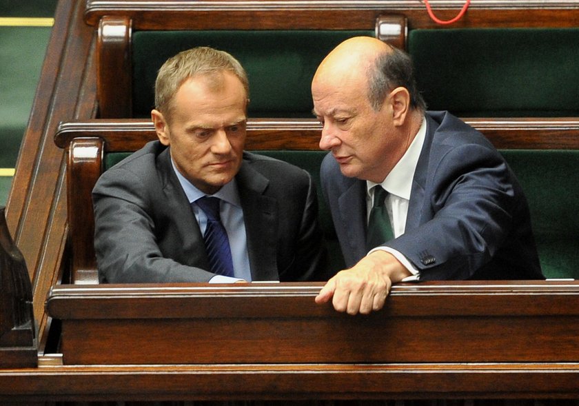 Jacek Rostowski i Donald Tusk