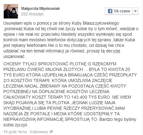 Wpis Małgorzaty Młynkowiak