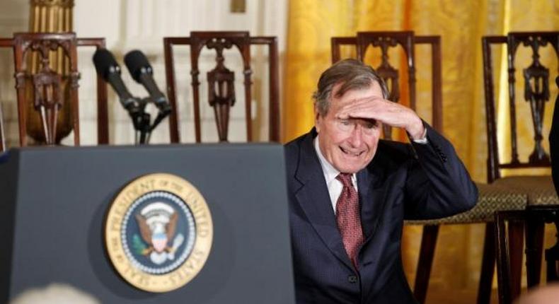 Former President George H.W. Bush raps Cheney, Rumsfeld in biography