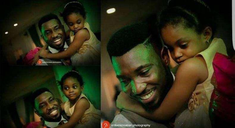 Timi Dakolo and daughter