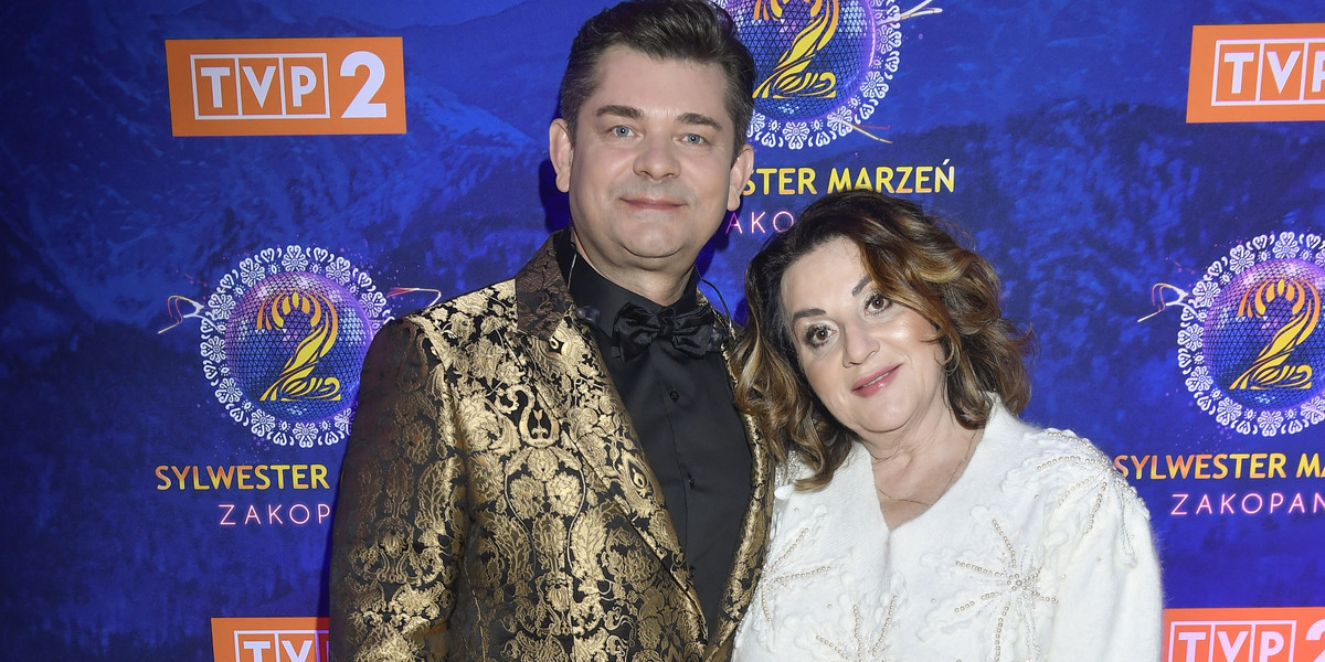 Zenek Martyniuk z żoną