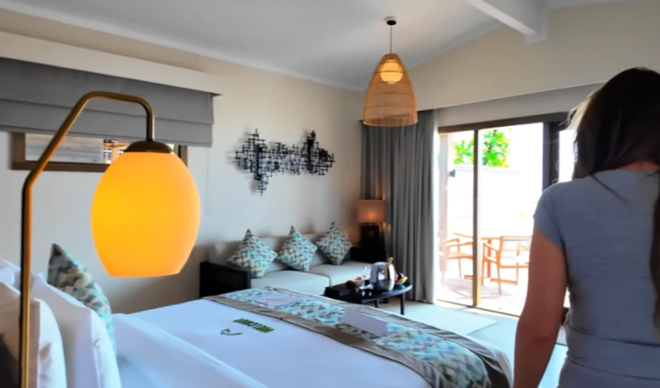 Luna i Marko na Maldivima