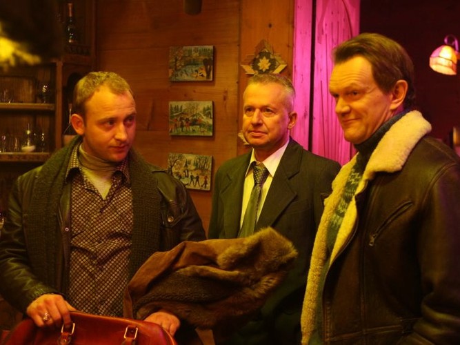 Borys Szyc, Bogusław Linda i Cezary Pazura