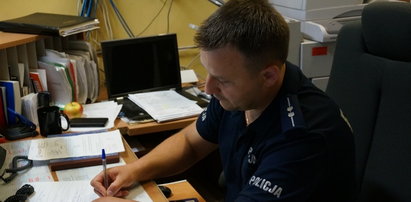 Tak policjant z Cieszyna uratował dziecko