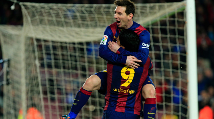 Messi és Suárez öröme/Fotó: Northfoto