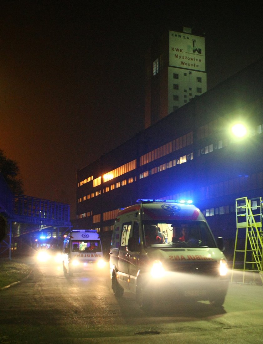 Mysłowice. Wybuch metanu w kopalni Mysłowice-Wesoła 