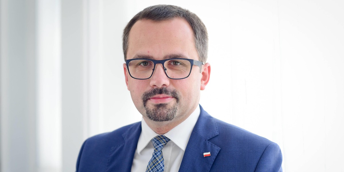 Wiceminister infrastruktury Marcin Horała