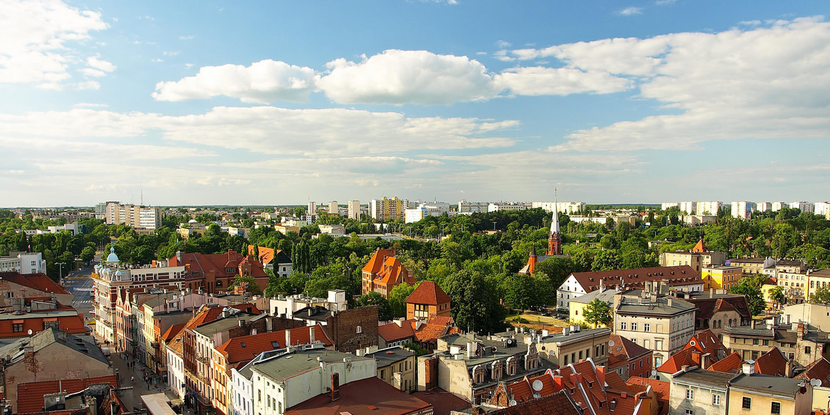 Toruń panorama turystyka