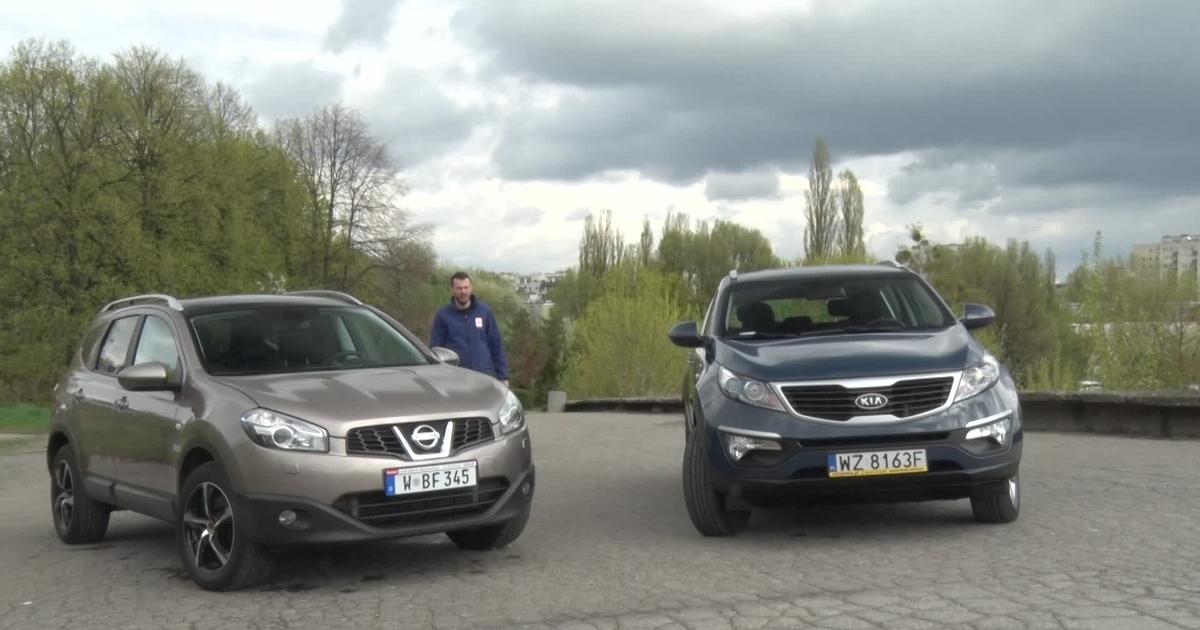 Nissan Qashqai kontra Kia Sportage który używany SUV