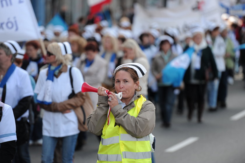 protest pielęgniarek