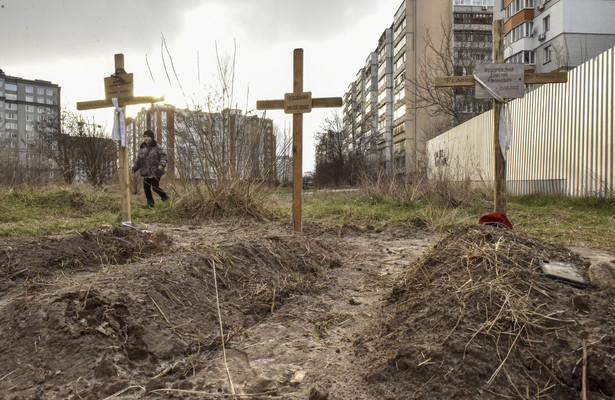 Groby ofiar wojny w Buczy