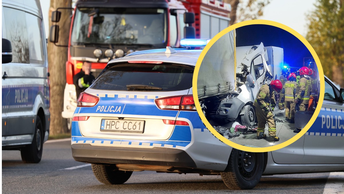 Śmiertelny wypadek na A4. Bus wbił się w naczepę ciężarówki