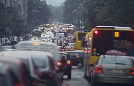 Zagađen vazduh u Bulevaru Despota Stefana