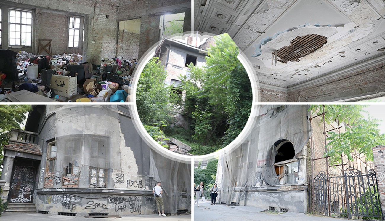 KUĆA DUHOVA U ULICI KNEZA MILOŠA Nekada je bila jedna od najlepših vila ...