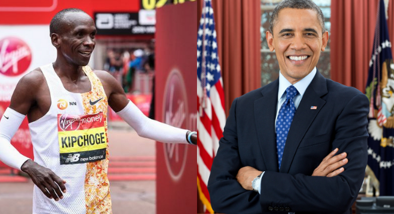 Barrack Obama's tweet on Eliud Kipchoge after breaking 2-hour marathon barrier