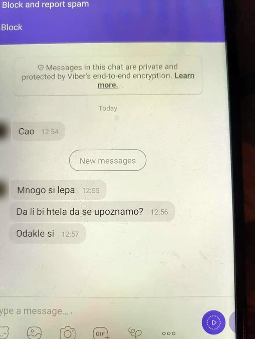 Uznemirujuće poruke