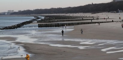 Nieprawdopodobny widok w Kołobrzegu! Morze odpłynęło do Szwecji