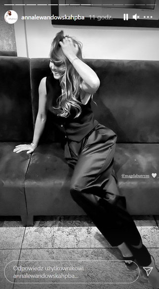 Anna Lewandowska na imprezie magazynu "Vogue"
