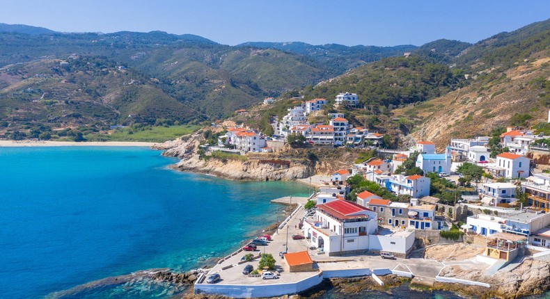 Armenistis village in Ikaria island, Greece.Getty Images